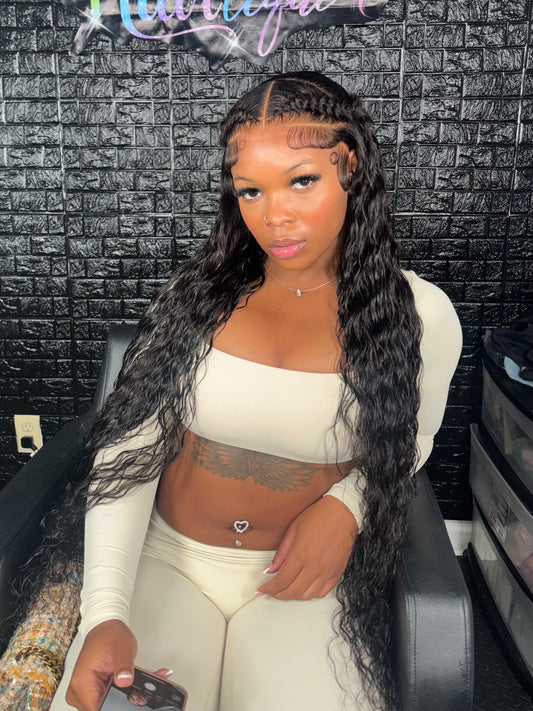 1B HD Lace Frontal Loose Deep Wave Wig