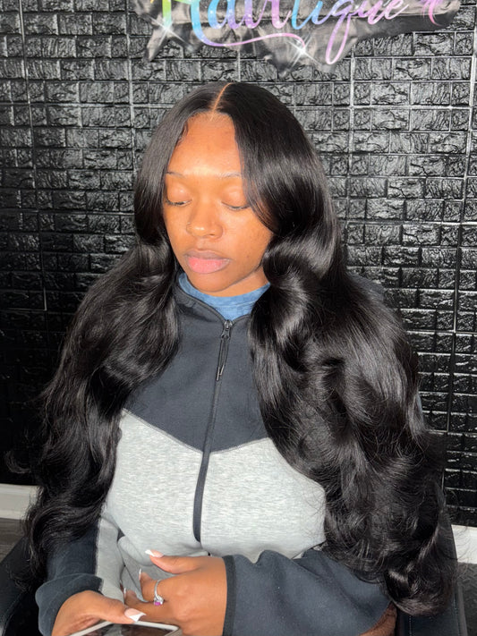 1B HD Lace Closure Loose Wave Wig