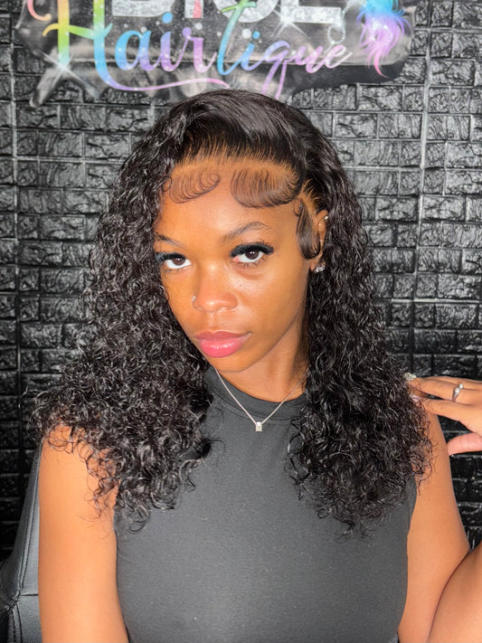 1B HD Lace Frontal Water Wave Wig