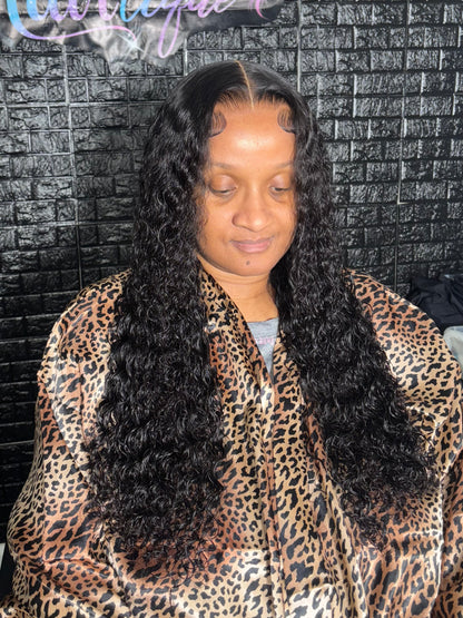1B HD Lace Frontal Deep Wave Wig
