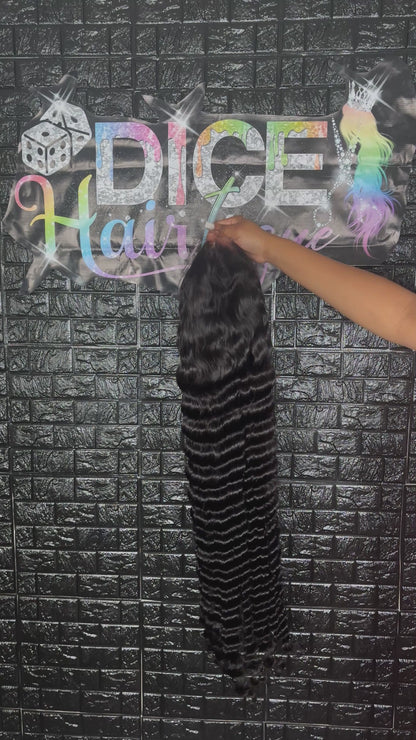 1B HD Lace Frontal Loose Deep Wave Wig